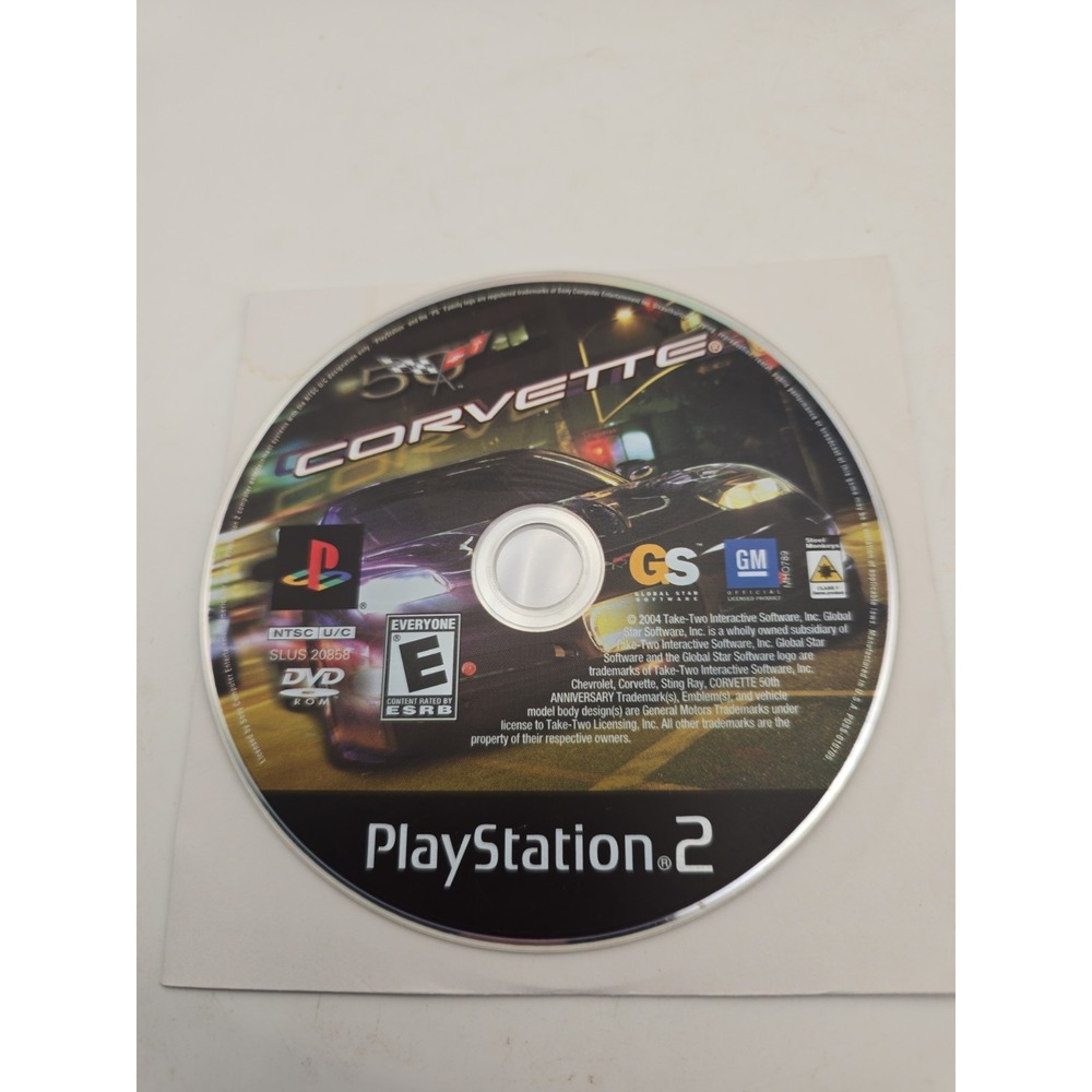 Corvette (PS2, 2004) Disc Only